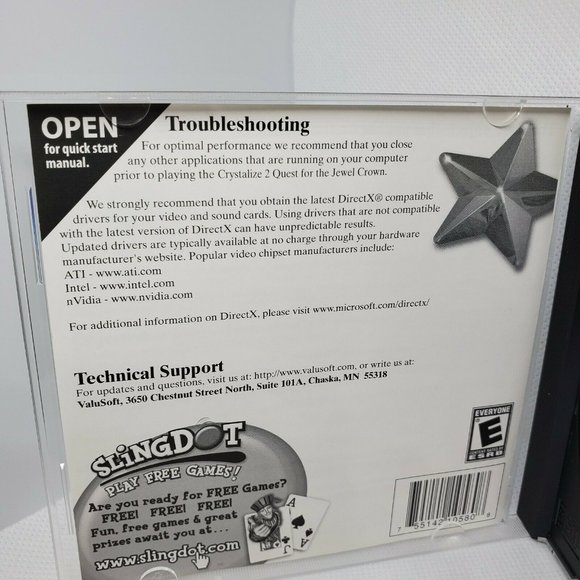 Video Game PC Crystalize 2 Quest for the Jewel Crown No Scratches Clean - Picture 10 of 11